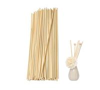 100Pcs Wooden Sticks Dowels, Hardwood Sticks, Unfinished Natural Wooden Dowels Sticks for Crafting DIY Art Work Sculpture Home Decoration
