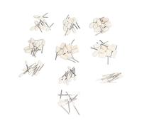 100Pcs Wool Felt Polishing Head Set, Tapered and Cylindrical Buffing Wheels for Grinder, Compatible with Pneumatic and Electric Tools for Metal Glass Wood Aluminum