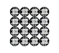 100pcs WS2812B Addressable 5050 Smart RGB LED Pixel Light on Black Heat Sink PCB Board 5V DC Compatible with Arduino