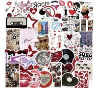 100Pcs Y2K Downtown Girls Sticker Pack, Aesthetic Waterproof Vinyl Stickers for Water Bottle, Laptop, Skateboard, Cool Trendy Decals for Teens Adults, Cute Party Supplies & Gift Ideas