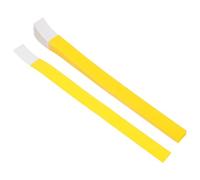 100pcs Yellow Pp Pet Tag Collar Adjustable Id Bands for Puppies | Newborn Litter Use, Comfortable Design, Identification Tags, , Born Puppy Collars