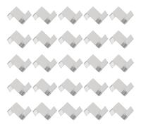 100pcs Z Clips for Glass & Polycarbonate, Stainless Steel Greenhouse Glazing Fixings