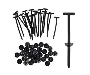 100PCS Zip Ties Cable Ties - Black Car Wire Tidy Clips, Repair Kit Cable Management, Garage & Workshop Equipment Fascinator, Luggage Straps, Cleat Tape Heavy Duty, Trickle Holder, Cleat Tools 0409