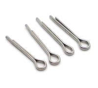 100pcsStainless Steel U Shape Type Spring Cotter Hair Pin M3-M6 Split Clamp Tractor Open Elastic Clip For Car for Hitch Pin Lock Systems(M6,16mm)