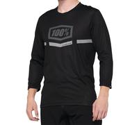 100percent Airmatic 3/4 Sleeve T-shirt Black M Men