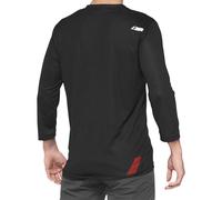 100percent Airmatic 3/4 Sleeve T-shirt M Black / Red
