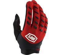 100% MX Gloves Airmatic Youth Red Black Motocross MTB Off Road ATV Quad