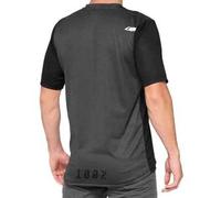 100percent Airmatic Short Sleeve Enduro Jersey M Black / Charcoal