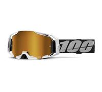 100percent Armatic Radidracer Off-road Goggles Black Mirror True Gold