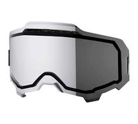 100percent Armega Replacement Lenses Clear Injected Dual Pane Vented Mirror Silver Flash Lens/CAT2