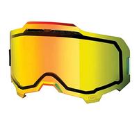 100percent Armega Replacement Lenses Golden Injected Dual Pane Vented Mirror Gold Lens/CAT2