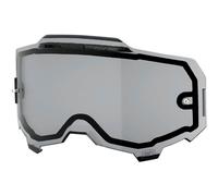 100percent Armega Vented Dual Pane Replacement Lenses Grey Smoke
