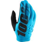 100percent Brisker Off-road Gloves Blue M / Short Men