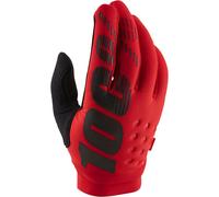 100percent Brisker Off-road Gloves Red S / Short Men