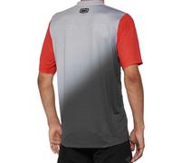 100percent Celium Short Sleeve Enduro Jersey L Grey / Racer Red