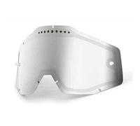 100percent For Racecraft/accuri/strata Replacement Lenses Silver Vented Dual/CAT3