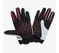 100percent Geomatic Gloves S Grey / Racer Red