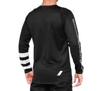 100percent R-core Long Sleeve T-shirt Black S Men S Black / White