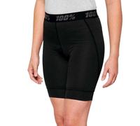 100% RIDECAMP Womens Shorts w/ Liner Black - L