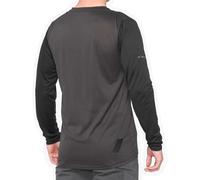100percent Ridecamp Long Sleeve Jersey S Black / Charcoal