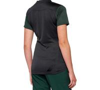 100percent Ridecamp Short Sleeve Enduro Jersey L Charcoal / Forest Green