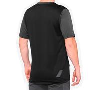 100percent Ridecamp Short Sleeve T-shirt Black L Men L Charcoal / Black