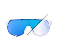 100percent S2 Bastille Le Photochromic Sunglasses Blue Mirror Photocromic/CAT1-3 Pearl White Glitter
