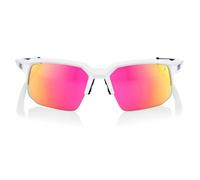 100percent Speedcoupe Sunglasses Purple Multilayer Mirror Lens/CAT3 Soft Tact Off White