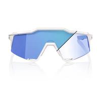 100percent Speedcraft Photochromic Sunglasses Blue Mirror Photocromic/CAT1-3 Pearl White Glitter