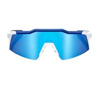 100percent Speedcraft Sl Sunglasses Hiper Blue Multilayer Mirror/CAT3 Matte White / Metallic Blue