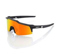 100percent Speedcraft Sl Sunglasses Hiper Red Multilayer Mirror/CAT3 Soft Tact Black