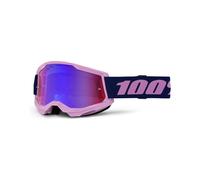 100% Goggles Strata 2 - Purple - Red/Blue Mirror Lens