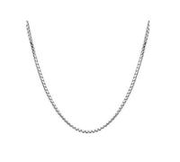 100Piece Women'S Clavicle Box Chain Crystal From Copper-Plated White Gold Venetian Necklace Wedding Jewelery