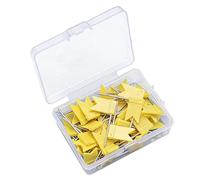 100Pieces Colorful Marker Thumbtacks Set with Storage Container Flag Push Pins Great for Teachers and Students School Project Pins