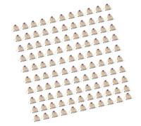 100Pieces Heart Organza Favor Bags 4x6Inch Gold Foil Heart Designing For Weddings Birthdays Gift Storage Pouches Wedding Party Bags