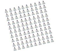 100Pieces Heart Organza Favor Bags 4x6Inch Gold Foil Heart Designing For Weddings Birthdays Storage Pouches