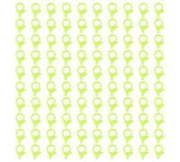 100Pieces Lobster Claws Clasps 35mm Colored Lobster Clasps Jewelry Bracelets Connectors for Jewelry Making Accessories Heart Shape Claws