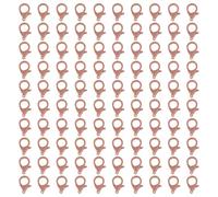 100Pieces Lobster Claws Clasps 35mm Colored Lobster Clasps Jewelry Bracelets Connectors for Jewelry Making Accessories Heart Shape Claws