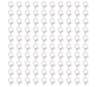 100Pieces Lobster Claws Clasps 35mm Colored Lobster Clasps Jewelry Bracelets Connectors for Jewelry Making Accessories Heart Shape Claws