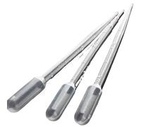 100pieces/pack Plastic Disposable Graduated Pipette Dropper Polyethylene Makeup Tool Laboratory 0.1/0.2/0.5/1/2/3ml(0.5ml Length 115mm)