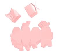100Pieces Unique Butterfly Themed Candy Boxes Portable Butterfly Gifts Boxes For Party Cookie Baby Showers Weddings Decorative Gift Packaging