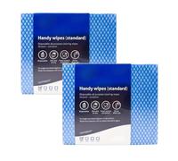 100pk Large 42 x 35All Purpose Cloths, J Cloths Style Disposable Cloths For Cleaning Bathroom Kitchen Surfaces & Window Wiping General Cleaning Cloths Lint Free Blue
