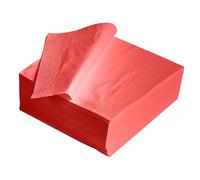 100PK Red Paper Serviettes Soft Napkins 33x33cm 2PLY Kitchen Tissue Paper Disposable Tableware Parties Events Hotel Catering
