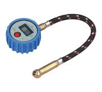 100psi DIGITAL Tyre Pressure Gauge with Push On Connector - Quick Release Hose