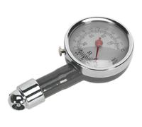 100psi Premium Tyre Pressure Gauge - Offset Valve Connector & Metal Body