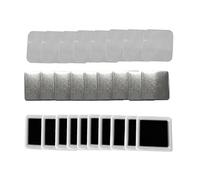 100Set 50x50mm Square Magnets Refrigerator Badge DIY Making Parts For Home Refrigerator Decorative Button Pin Maker Materials For Craft Production