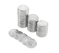 100sets DIY Blank Pin Button Badge Material Fridge Magnets Making Parts Punch Press Machine Supplies Multipurpose(37mm 100PCS)