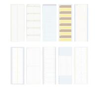 100Sheets 5x14cm Creative Memo Paper, Decorative Notepads for Scrapbooking, Journals and Craft Set Memopad