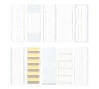 100Sheets Decorative Note Paper 5x14cm Creative Memos Sheet Pocket Notepads for Scrapbooking Journal Craft Project Adhesive Craft Paper