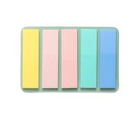 100Sheets Index Sticky Notes Memo Pad Bookmarks Strong Stickiness Label School Office Students Stationery Book Reading(Macaron-Flat Head)